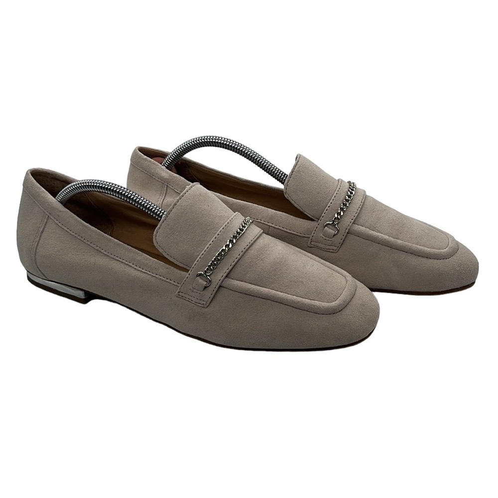 Franco Starto Damia Cream Suede Loafers